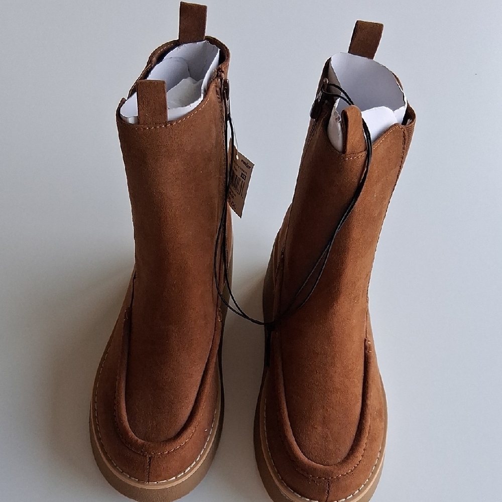 Brown Suede Ankle Boots